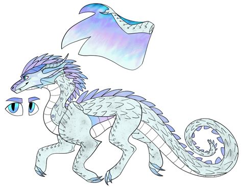 Icewing Rainwing Hybrid By Meemindemon On Deviantart