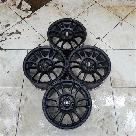 Jual Velg Mobil Racing Bekas Ring 15 Lubang Baut 4 ENKEI R15 X7 8X100