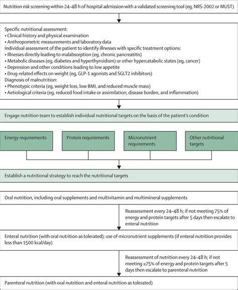 Treatment Algorithm For Hospitalised Patients At Risk Of Malnutrition