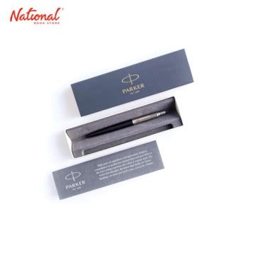 Parker Jotter Bond Street Black Chrome Trim Ballpoint