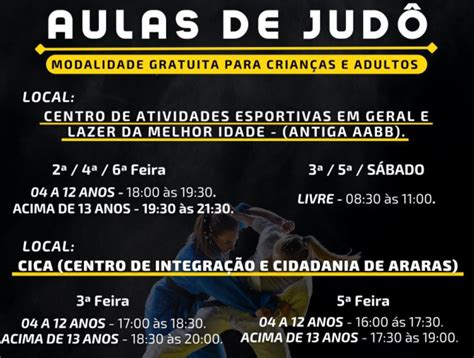 Secretaria de Esportes abre inscrições para aulas de judô Notícias de