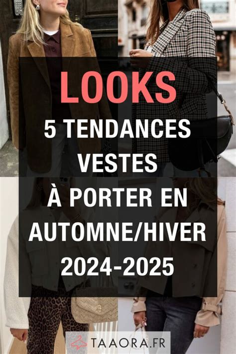 Vestes Automne Hiver 2024 2025 les tendances à adopter cette saison