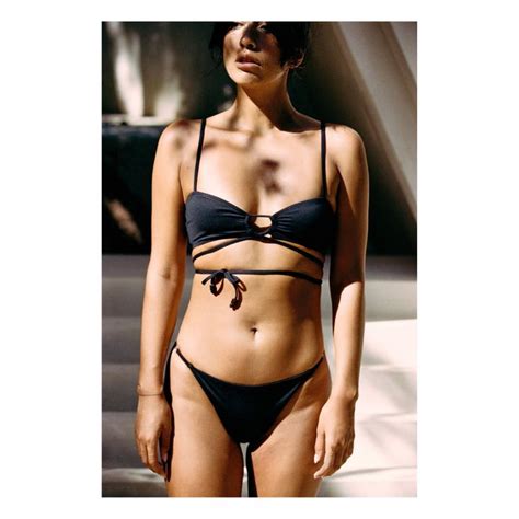 Limoncello Bikini Top Black Icone Fashion Adult