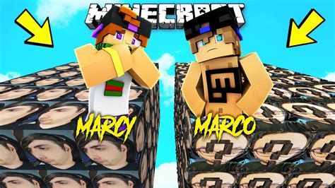 LUCKY BLOCK MARCY VS LUCKY BLOCK MARCO Minecraft ITA YouTube