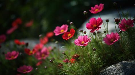 1080p Pink Cosmos Flowers Wallpaper Hd Hd Wallpapers Background, Pretty ...