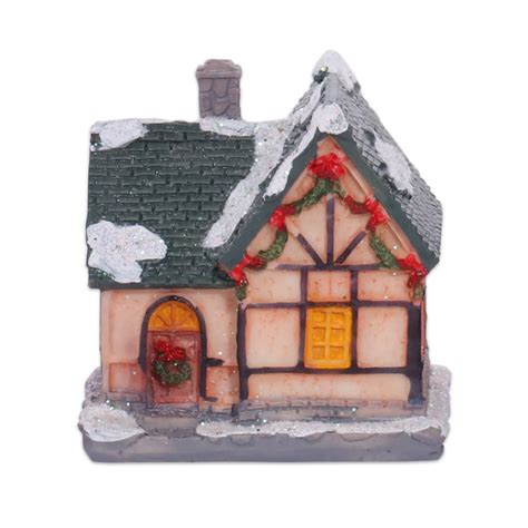 Christmas Village Sets - LED Lighted Christmas Village Houses with Figurines, Christmas Village ...