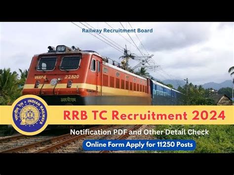 Railway Tc Vacancy 2024 Rbr TTE Bharti 2024 Railway TC Bharti Age