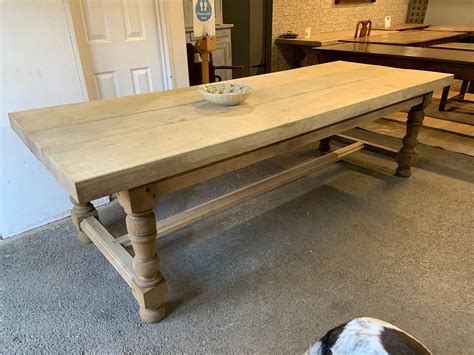 Antique Pale Oak Farmhouse Table For Sale At Stdibs