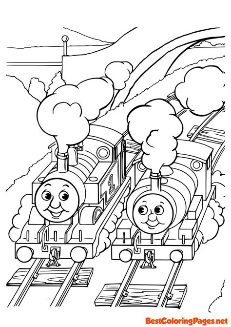 Coloring Pages Thomas and Friends 4 - Free printable coloring pages