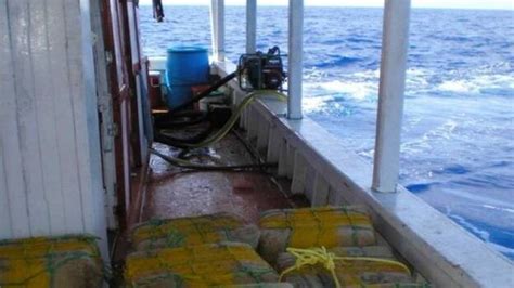 Aprehendidos 3 200 kilos de cocaína en barco venezolano apresado en