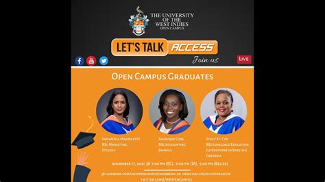 Have A Listen To Our Uwi Open Campus Graduates Youtube