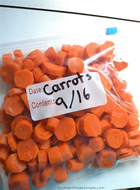 How To Freeze Carrots Southern Made Simple Freezing Carrots