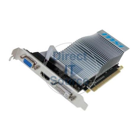 MSI N210-MD1GD3H-LP - Geforce 210 1GB 64-BIT DDR3 PCI Express 2.0 X16 ...