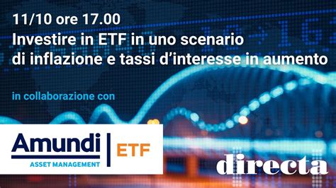 Investire In Etf In Uno Scenario Di Inflazione E Tassi Dinteresse In