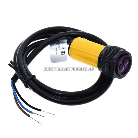 Infrared Obstacle Avoidance Photoelectric Sensor Yellow