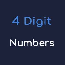 Random 4 Digit Number Generator