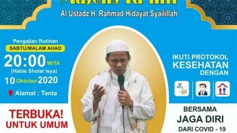 Live Majelis Rutinan Malam Ahad Kitab Hidayatus Salikin