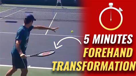 How To Hit The Atp Tennis Forehand In 5 Minutes The Best Drills To