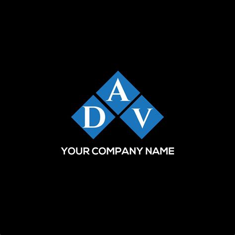 DAV creative initials letter logo concept. DAV letter design.DAV letter ...