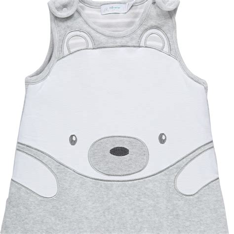 Turbulette Sans Manches En Velours Et Jersey Motif Ourson Tog Pr Maman