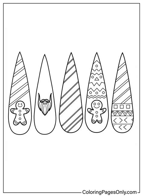 Desenhos De Unhas Para Colorir Coloringpagesonly