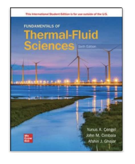 ISE Fundamentals Of Thermal Fluid Sciences ISE HED MECHANICAL