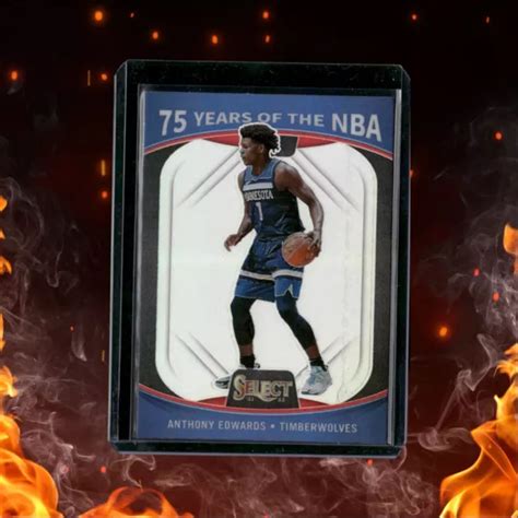 2021 22 PANINI SELECT 75 Years Of The NBA Anthony Edwards 59 EUR 0 68