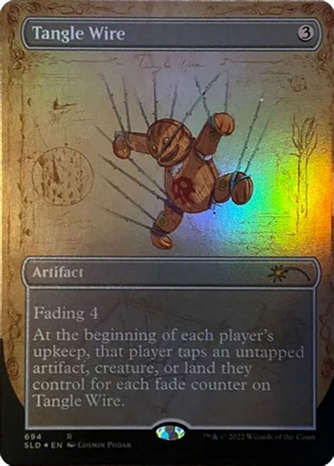 Tangle Wire Borderless Secret Lair Drop Series Magic The Gathering