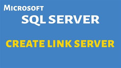 How To Create A Linked Server In Sql Server Sql Server Bangla Tutorials Youtube