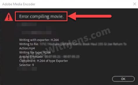 Premiere Pro Error Compiling Movie Solved By Adobe Expert