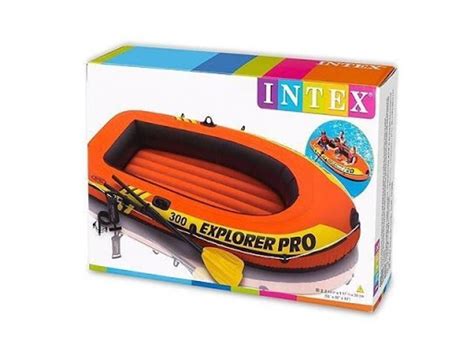 Трехместная надувная лодка Intex 58358 Explorer Pro 300 Set ...