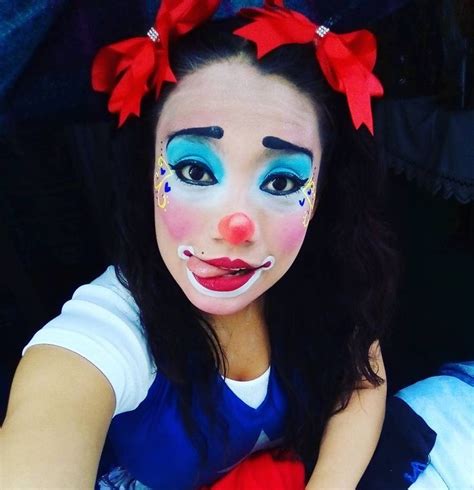 Auguste Clown Female Clown Face Paint Carnival Halloween Face