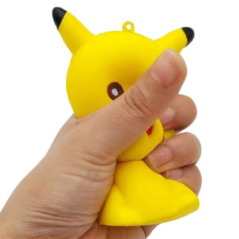 Jumbo Pikachu Squishy Cute Cartoon Doll Phone Straps Squeeze Toys Slow