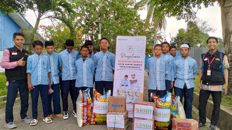 Santri Hidayatullah Nunukan Bahagia Terima Paket Sembako Dari Laznas