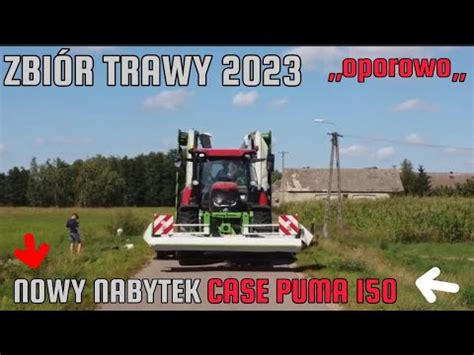 Oporowy Zbiór Trawy GR Lesiński Kołdys na Czele Ekipy 4 pokos YouTube