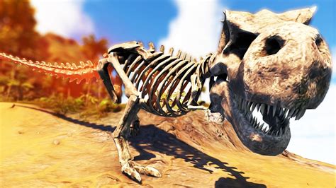 Spooky Spooky Alpha T Rex Skeletons Ark Survival Evolved Ep 14 W