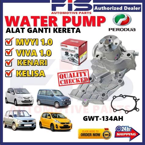 Fis Gmb Original Water Pump Perodua Myvi Viva Kenari Kelisa Gwt