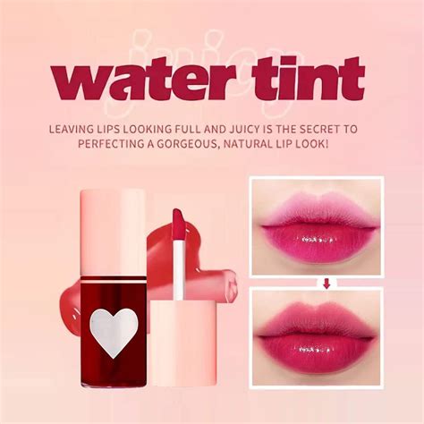 6 Colors Lip Tint Stain Set Korean Lip Gloss Plumping Watery Stain