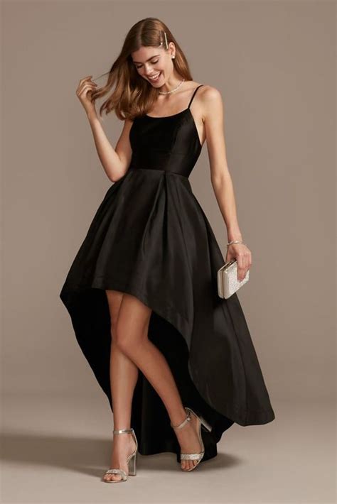 High Low Long Frock Design Black Dresses Classy High Low Prom