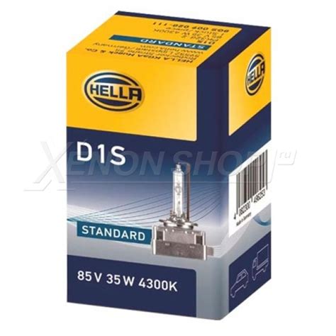 Ксеноновая лампа D1S Hella Xenon +30% 4300K купить в XenonShop