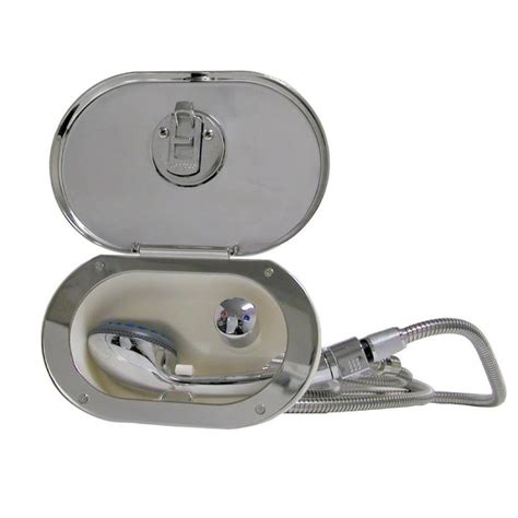 Marine Hot Cold 316 Stainless Steel Transom Shower