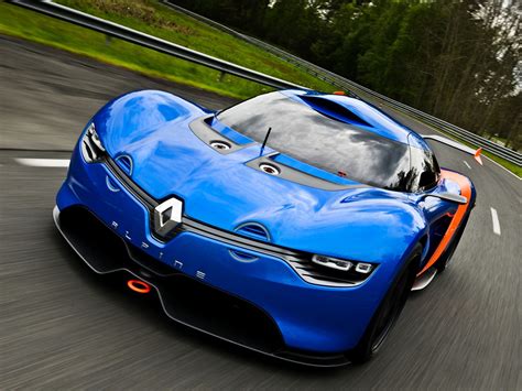 壁紙ルノーAlpine A110 50 Concept青正面図運動自動車ダウンロード写真