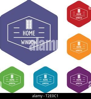 Inside Window Icons Vector Hexahedron Stock Vector Image Art Alamy