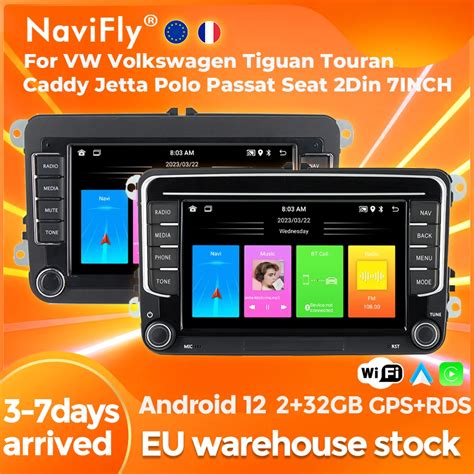 Din Android Car Radio For Vw Volkswagen Tiguan Touran Caddy Jetta