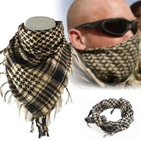 High Quality Arab Shemagh Keffiyeh Military Tactical Palestine Scarf