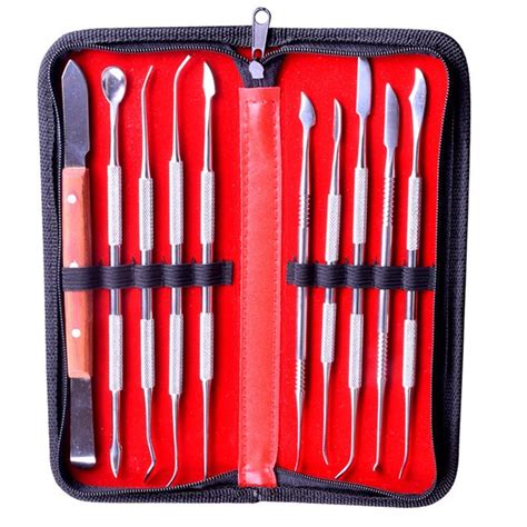 Jual Dental Carving Wax Set Pisau Gips Lekron Gigi Instrument