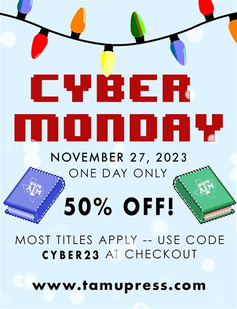 Cyber Monday Sale 2023 - Texas A&M University Press