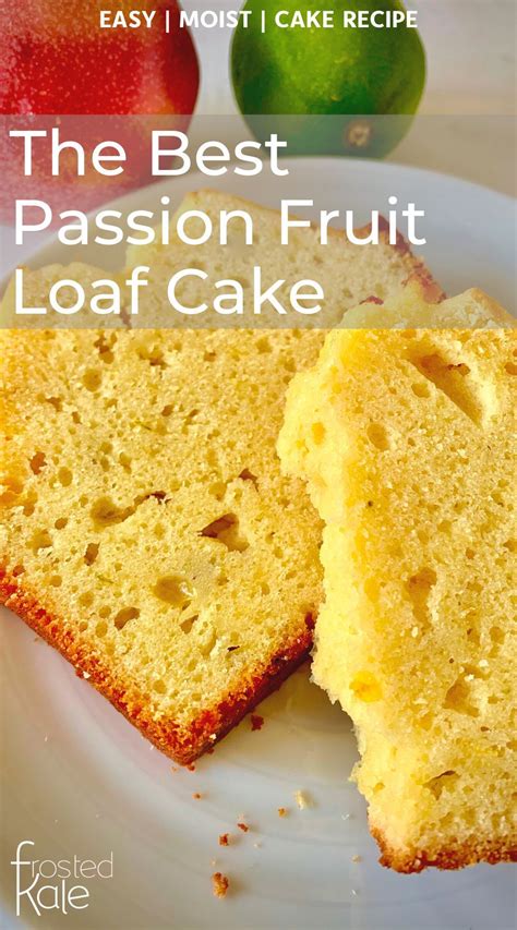 How To Make Passion Fruit Cake Easy Cake Recipes Frosted Kale