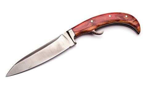 Premium AI Image | Kukri Blade on White Background