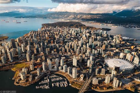 Vancouver Bcs 2023 Skyline Aerial Architecture Photography Of